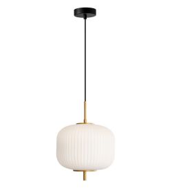 Lampa wisząca OLMETO Italux PND-28798A-1-GD-WH, cena 200.00 zł