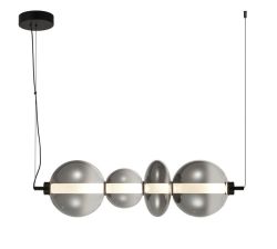 Lampa wisząca podłużna SONTE LED Italux PND-24352-36W-BK-SG, cena 720.00 zł