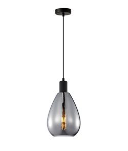 Lampa wisząca pojedyńcza ZULO dymiona Italux PND-27812-BK-SG, cena 168.00 zł