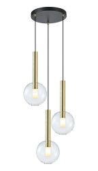 Lampa wisząca potrójna NIKO GOLD Milagro ML0332, cena 948.00 zł