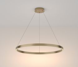 Lampa wisząca RIM LED 80cm Maytoni mosiądz MOD058PL-L42BS4K, cena 1672.00 zł