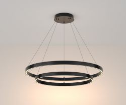 Lampa wisząca RIM LED podwójna 80cm czarna Maytoni MOD058PL-L74B3K, cena 2159.00 zł #1