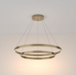 Lampa wisząca RIM LED podwójna 80cm mosiądz Maytoni MOD058PL-L74BS3K, cena 2376.00 zł #1