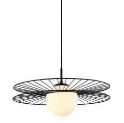 Lampa wisząca SANDY BLACK Italux MDM-4002/1 BK, cena 296.00 zł