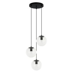 Lampa wisząca SARPO 3 Italux PND-58867-3S-BK, cena 354.00 zł