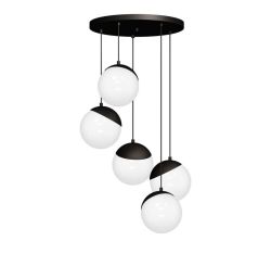 Lampa wisząca SFERA 5 BLACK Milagro MLP8869, cena 494.00 zł