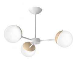 Lampa wisząca SFERA WOOD 3 Milagro MLP5432, cena 419.00 zł