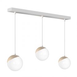 Lampa wisząca SFERA WOOD Milagro MLP7236, cena 389.00 zł