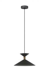 Lampa wisząca szara QUELTO Italux PND-84432-1-GR, cena 208.00 zł