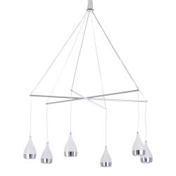 Lampa wisząca TELESTO LED Italux AD16024-6A CH, cena 661.00 zł