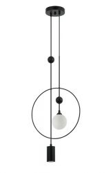 Lampa wisząca TROSTI Italux PND-428892-BK, cena 245.00 zł