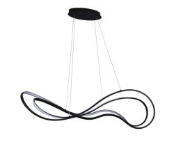 Lampa wisząca TWIST PENDANT 3-STEP DIMM BK LED z wbudowanym ściemniaczem czarna AZzardo AZ5733, cena 1399.00 zł