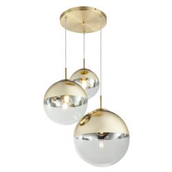 Lampa wisząca VARUS 3 GOLD Globo 15855-3, cena 844.00 zł