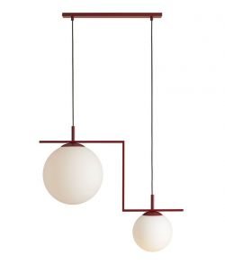 Lampa wisząca ZAC 2 RED WINE MATTE Aldex 1038H15_2, cena 739.00 zł