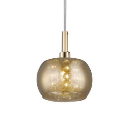 Lampa wisząca złota 13cm Crystal P0076-01A-F7HF Zuma Line, cena 249.00 zł #1