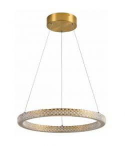 Lampa wisząca złota MITCHELL LED Reality 339401-32 sterowana pilotem funkcja ściemniania, cena 493.00 zł