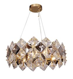 Lampa wisząca złota TIARA 50cm Zuma Line 9864-500, cena 999.00 zł