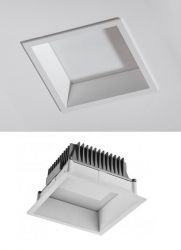 Oprawa wpuszczana AIDA SQUARE WHITE 16W LED Azzardo AZ4228, cena 309.00 zł