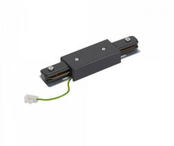 Złączka zasilająca (zasilanie środkowe) do szyny PROFILE POWER STRAIGHT CONNECTOR black Nowodvorski 10226, cena 49.00 zł