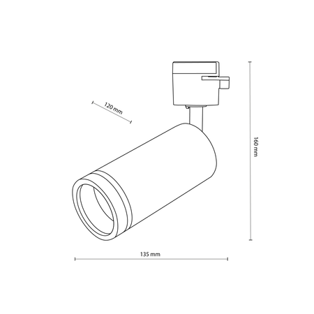 TRACER JET RING BLACK 1xGU10 TK Lighting 6897