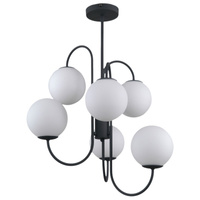 Lampa wisząca GELA czarna Italux PND-5500-6-BK