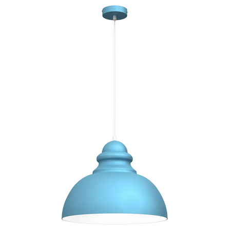 Lampa wisząca CORIN BLUE 1xE27 Milagro MLP7982