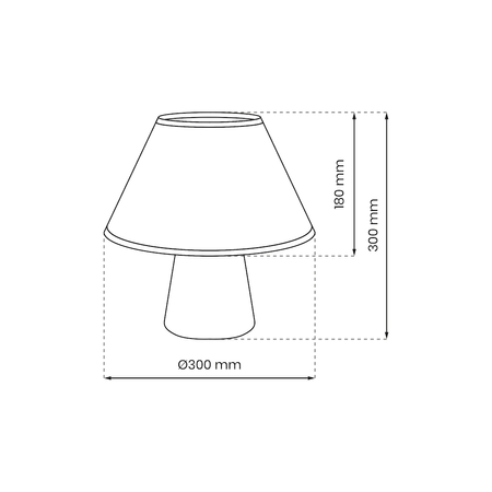 Lampka nocna FIFI GREEN 1xE27 Milagro MLP8883