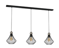 Lampa wisząca JEWEL BLACK 3 Milagro MLP4209