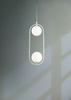 Lampa wisząca RING Maytoni czarna MOD013PL-02B