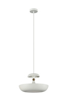 Lampa wisząca MARINA 36cm biała Italux PND-73221-1L-WH