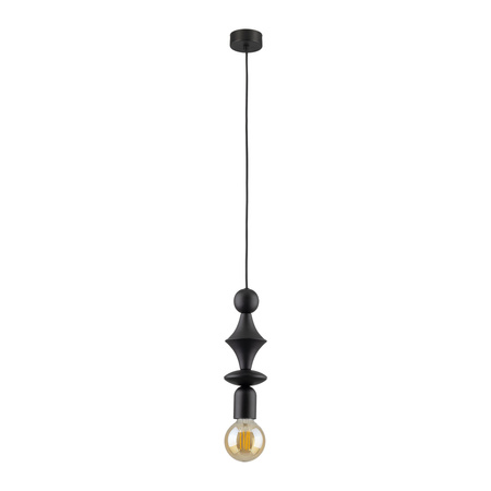 TOWER BLACK LAMPA WISZACA 1XE27 TK Lighting 10871