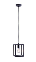 Lampa wisząca czarna FABIO Leuchten Direkt 15813-18