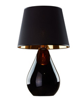 Lampka stołowa LACRIMA BLACK/GOLD TK Lighting 5454