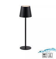 Lampka stołowa EURIA czarna LED ładowana USB Leuchten Direkt 19250-18