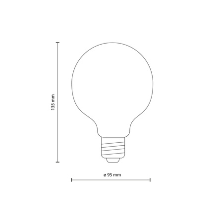 ŻARÓWKA E27 MILKY 14 W 4000 K DIMMABLE TK Lighting 18016