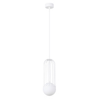 Lampa wisząca BRINA 1 biała Sollux SL.1331