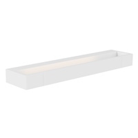 Biały kinkiet 45cm z ruchomym panelem świetlnym LED 3000K FLINK IP44 MAXLIGHT W0306