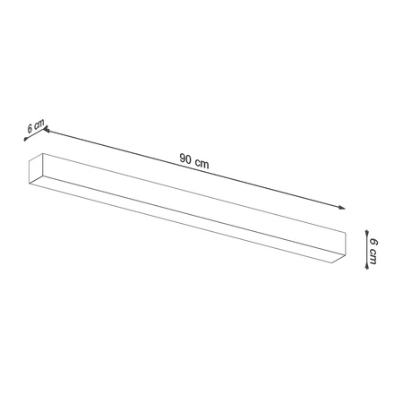 Kinkiet PINNE 90 LED THORO Sollux Lighting TH.053 TH.054 TH.055 TH.056 TH.057 TH.058 kolor i barwa do wyboru