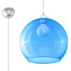 Lampa wisząca BALL błękitna Sollux SL.0251