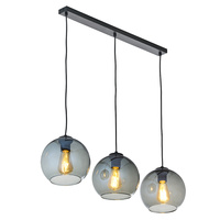 CUBUS GRAPHITE  LAMPA WISZĄCA 3 PŁ LISTWA TK Lighting 2818