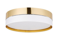 Lampa sufitowa plafon 60cm HILTON WHITE/GOLD TK Lighting 4773