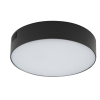 Lampa sufitowa plafon LID ROUND LED 25W 3000K BLACK 16cm Nowodvorski 10407