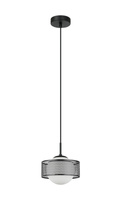 Lampa wisząca LOMICA 20cm czarna Italux PND-55456-1M-BK