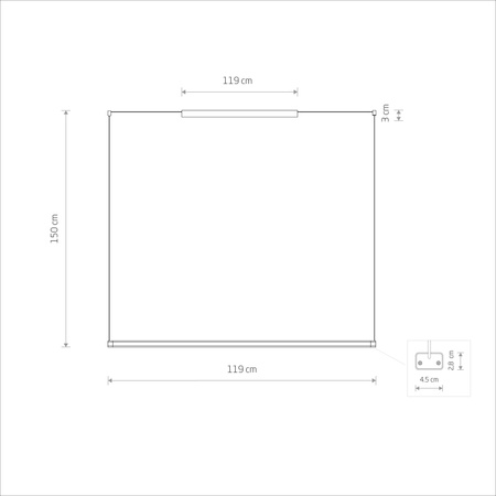 Lampa liniowa CL H LED PRO Nowodvorski 10523