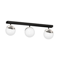 Lampa sufitowa SFERA BLACK/CHROME 3xE14 Milagro MLP8873