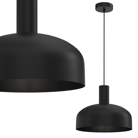 Lampa wisząca VISBY BLACK 1xE27 Milagro MLP1553