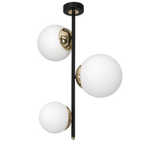 Lampa sufitowa SPARTA BLACK / GOLD Milagro MLP6496