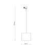 TRACER WHITE 300 1XE27 TK Lighting 10675