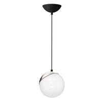 Lampa wisząca SFERA BLACK/CHROME 1xE14 Milagro MLP4673