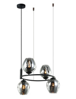 Lampa wisząca ROXANE Italux MDM-4045-4 BK+SG